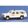 Chevrolet Suburban - Emergency - Police Vehicles -- Illinois State Police (white, yellow stri, HO, Trident Miniatures 90184
