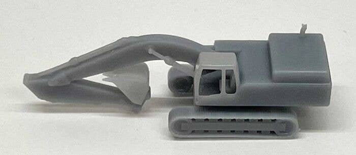 Excavator/Backhoe - 3-D Printed Kit -- Undecorated, N, Phoenix Precision Models 30015