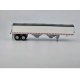 39′ Covered Grain Trailer - Assembled -- White with Black Tarp, HO, HO Logistics Replicas 469