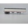 39′ Covered Grain Trailer - Assembled -- White with Black Tarp, HO, HO Logistics Replicas 469