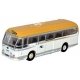 Leyland Royal Tiger Bus - Assembled -- W Alexander (white, yellow), N, Oxford Diecast NLRT003