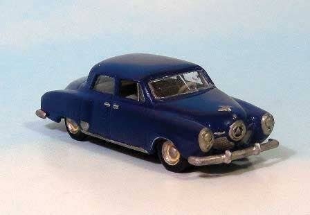 1951 Studebaker 4-Door Sedan - Resin Kit -- Undecorated, HO, SYLVAN SCALE MODELS V126