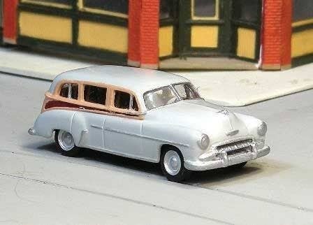 1952 Chevy Station Wagon - Resin Kit -- Undecorated, HO, SYLVAN SCALE MODELS V164