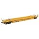Thrall Rebuilt 40′ Well Car - Ready to Run -- TTX DTTX 53244 red TTX & Next Load Any Road logos, yellow conspicutiy stri