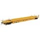 Thrall Rebuilt 40′ Well Car - Ready to Run -- TTX DTTX 53312 red TTX & Next Load Any Road logos, yellow conspicutiy stri