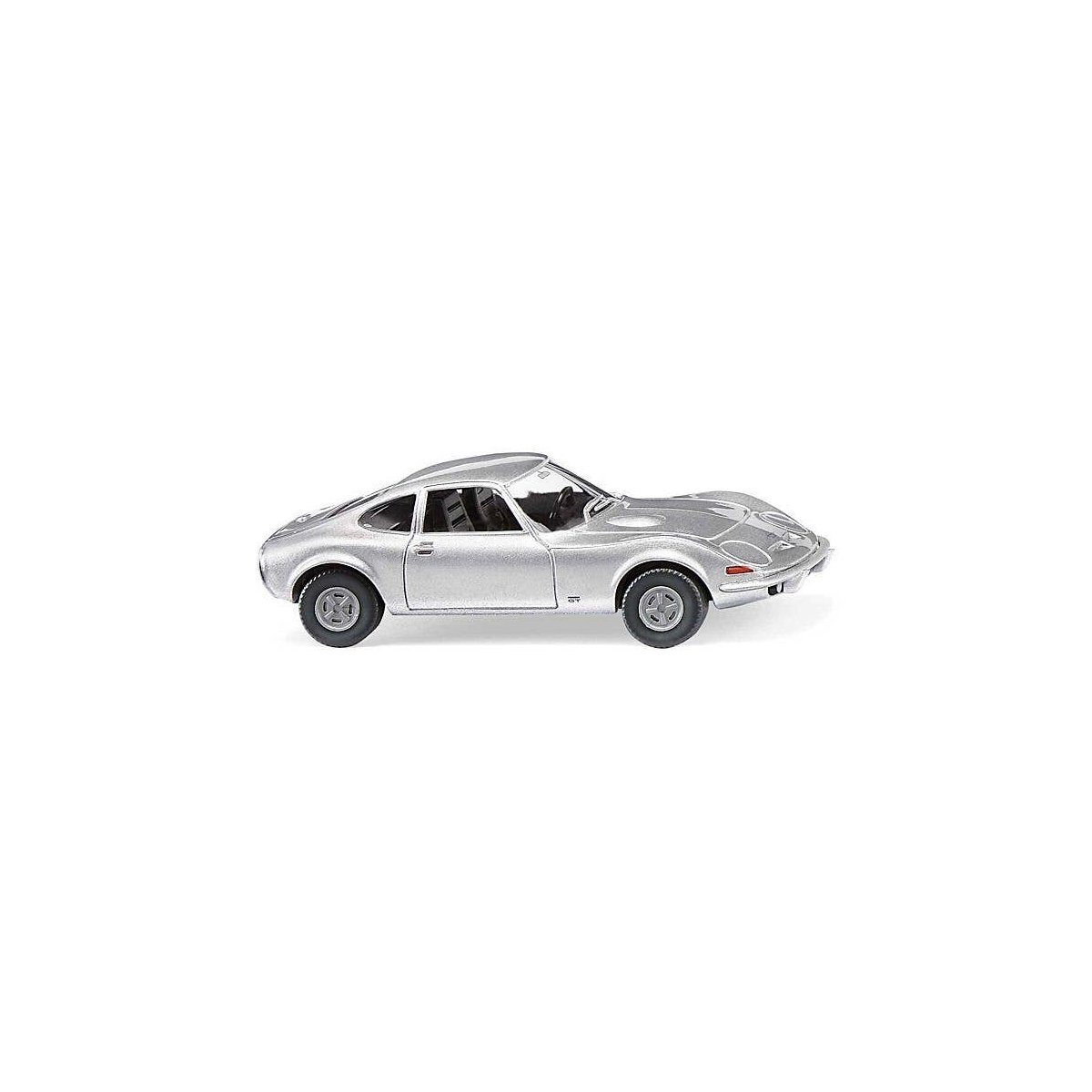 1968-1973 Opel GT 2-Door Hardtop - Assembled -- Silver, HO, Wiking 80410