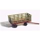 Farm Machinery (Unpainted Metal Kit) -- Hay Wagon, HO, GHQ 60012