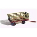 Farm Machinery (Unpainted Metal Kit) -- Hay Wagon, HO, GHQ 60012