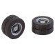Dually Truck Tires & Rims - Car System -- Fits Powered Herpa Trucks & Buses, HO, Faller Gmbh 163101