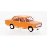 1966-1975 Fiat 124 Sedan - Assembled -- Orange, HO, Brekina Automodelle 22415