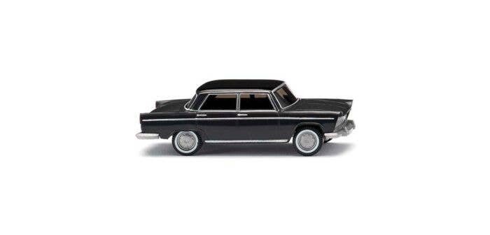 1962-1968 Fiat 1800 Sedan - Assembled -- Medium Gray, HO, Wiking 9004
