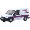 2002 Ford Transit Connect - Assembled -- Network Rail (white, red, blue), N, Oxford Diecast NFTC002