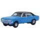 1970 Ford Cortina Mark III - Assembled -- Electric Monza Blue, Black, N, Oxford Diecast NCOR3005