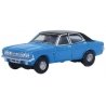 1970 Ford Cortina Mark III - Assembled -- Electric Monza Blue, Black, N, Oxford Diecast NCOR3005