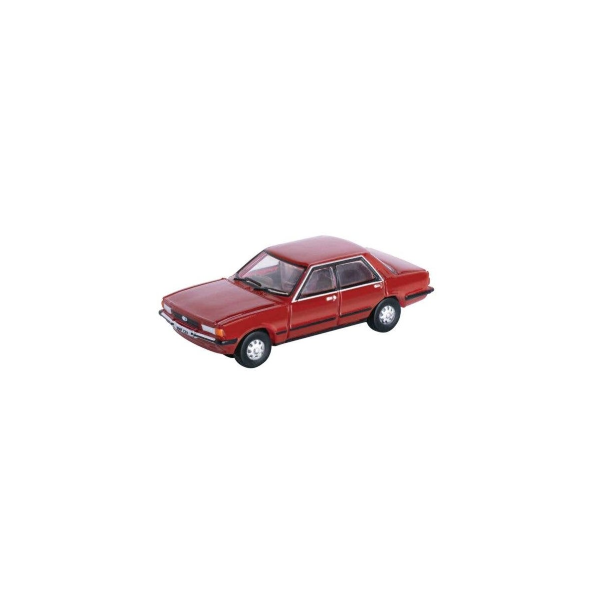 1979 Ford Cortina Mark V - Assembled -- Cardinal Red, N, Oxford Diecast NFC5001