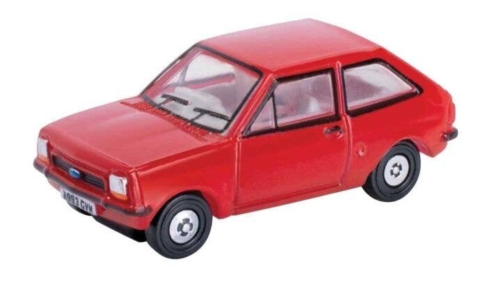 Ford Fiesta MK1 - Assembled -- Venetian Red, N, Oxford Diecast NFF001