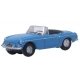 1962 MG MGB - Assembled -- Top Down (Iris Blue), N, Oxford Diecast NMGB004