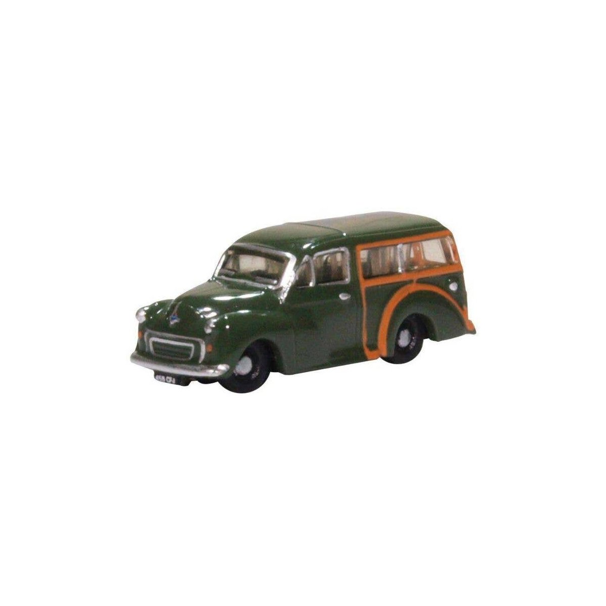 Morris Traveler Station Wagon - Assembled -- Traveler Green, N, Oxford Diecast NMMT008