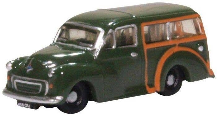Morris Traveler Station Wagon - Assembled -- Traveler Green, N, Oxford Diecast NMMT008