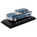1957 Chevrolet Nomad - Assembled -- Blue, White, 1/43, William Tell International Inc ACSD11