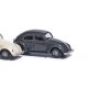 1951 Volkwagen Beetle - Assembled -- Dark Gray, HO, Busch Gmbh & Co Kg 89131