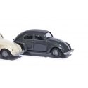 1951 Volkwagen Beetle - Assembled -- Dark Gray, HO, Busch Gmbh & Co Kg 89131