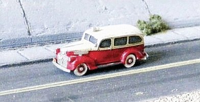 American Emergency Vehicle (Unpainted Metal Kit) -- 1941 Ambulance, N, GHQ 57017