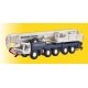 Liebherr Telescoping Moble Crane - Kit -- Breuer & Wasel (white, blue, German Lettering), HO, Kibri 13060