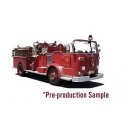 Crown Firecoach Fire Truck - Assembled -- Los Angeles Country Fire Department Engine 51 (red), 1/50, Iconic Replicas 500544