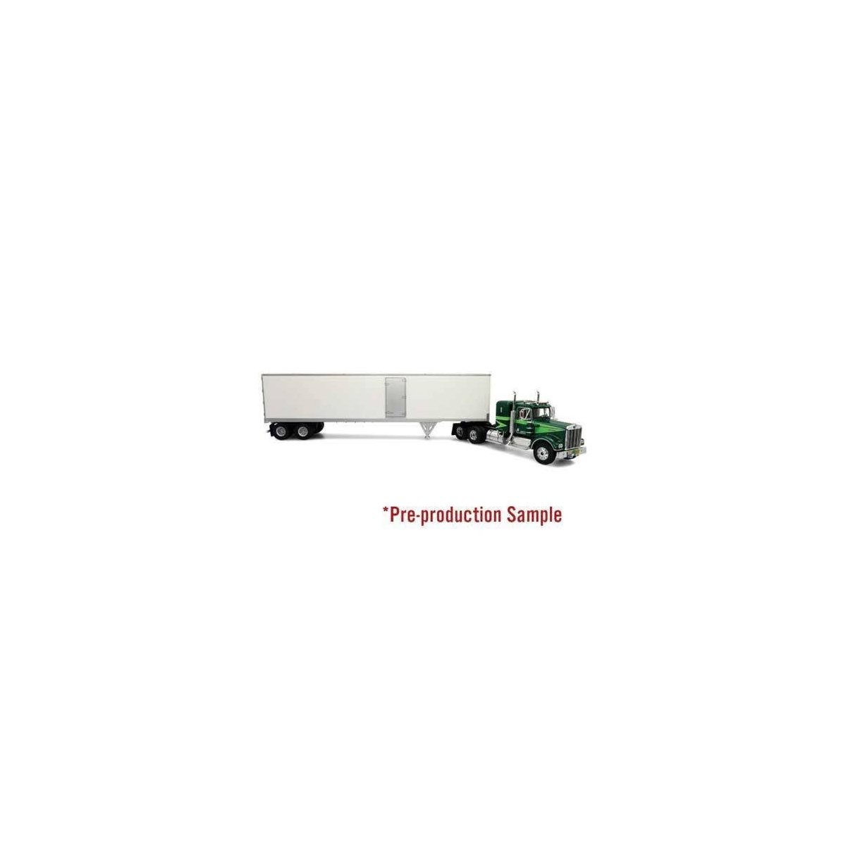 1977 Kenworth W900A Tractor with Van Trailer - Assembled -- Movin′ On (2-Tone Green, white), 1/43, Iconic Replicas 430591