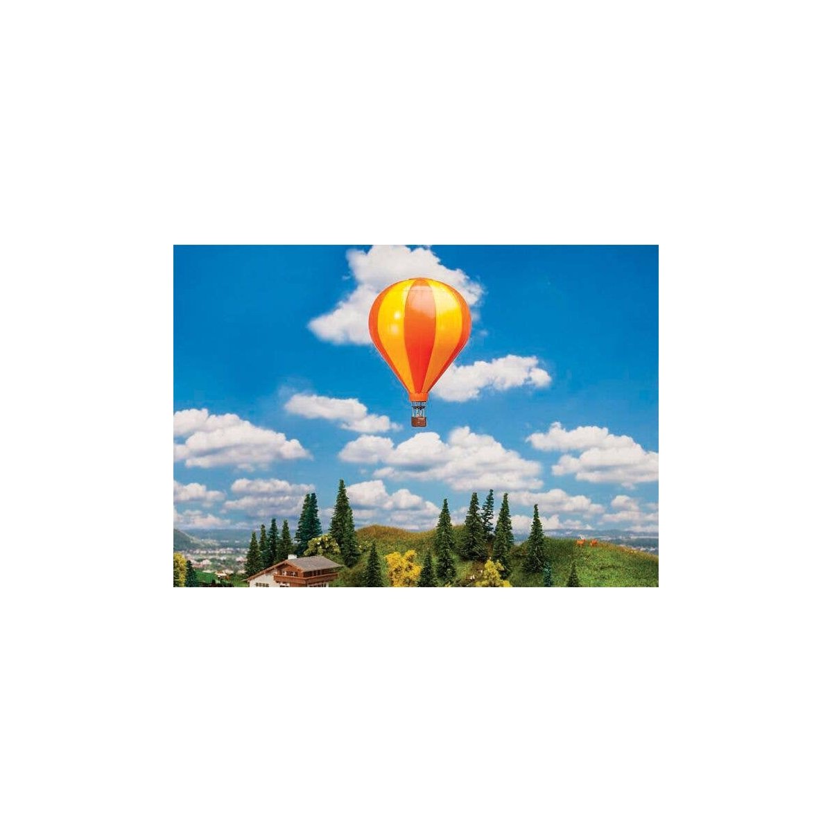 Hot-Air Balloon - Kit -- 9.7cm Diameter, 13.5cm Tall, N, Faller Gmbh 232390