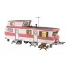 Double Decker Trailer - Built-&-Ready(R) Landmark Structures(R) -- Assembled - 4-1/2 x 2-1/8 x 2, HO, Woodland Scenics 5061