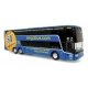 VanHool TDX Double-Deck Motorcoach Bus - Assembled -- Megabus (blue, yellow), HO, Iconic Replicas 870468