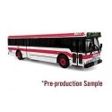 Orion V Transit Bus - Assembled -- Toronto Transit Commission TTC (white, red), HO, Iconic Replicas 870509