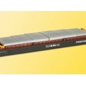 Bulk Material Loading Barge -- 11 x 3-5/8 x 1-1/8′ 27.5 x 9 x 2.8cm, HO, Kibri 38524
