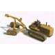 Construction Equipment (Unpainted Metal Kit) -- 1940s D8/8R Crawler Tractor w/Logging Arch & Operator Figure, HO, GHQ 61004