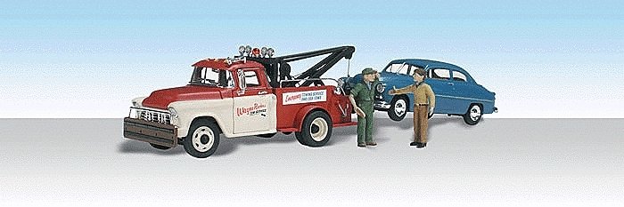 Wayne Recker′s Tow Service - AutoScenes(R), HO, Woodland Scenics 5524