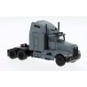1984 Kenworth T600 Sleeper-Cab Tractor Only - Assembled -- Matte Gray, HO, Brekina Automodelle 85928