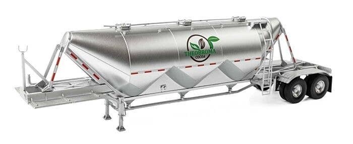 Dry Bulk Semi Trailer - Assembled - Transload Facility -- Theobroma, HO, Walthers SceneMaster 2625