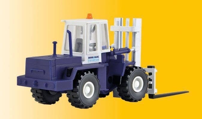 O&K Compound Forklift - Kit -- Breuer & Wasel (white, blue), HO, Kibri 13058