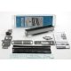 Wilson 43′ Pacesetter Grain Trailer - Kit -- Black Tarp & White Painted Panels, HO, Lonestar Models 6001