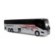 2022 Prevost H3-45 Coach - Assembled -- Cardinal Transportation (white, black, gray, red), HO, Iconic Replicas 870475
