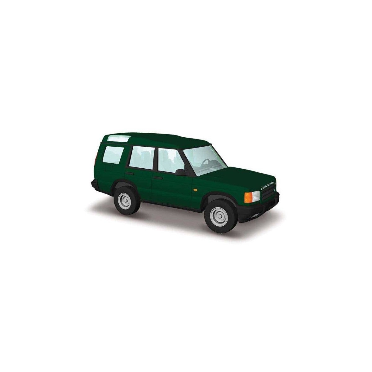 1998-2004 Land Rover Discovery - Assembled -- Green, HO, Busch Gmbh & Co Kg 51901