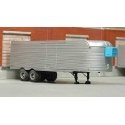 1940-1951 Fruehauf 32′ Stainless East Coast Double-Axle Reefer Trailer -- Unpainted Resin Kit, HO, SYLVAN SCALE MODELS T030