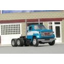 1966-1977 GMC 9500 Tandem-Axle Tractor w/Low Cab & Short Hood - Resin Kit -- Undecorated, HO, SYLVAN SCALE MODELS V375
