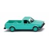 1982-1992 Volkswagen Caddy Pickup Truck - Assembled -- Mint Green, HO, Wiking 4749