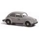 1955 Volkswagen Beetle with Oval Rear Window - Assembled -- German Post (gray, black, German , HO, Busch Gmbh & Co Kg 52964