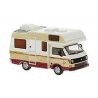 Volkswagen T3 Karmann Gipsy Camper - Assembled -- White, Beige, Red, HO, Brekina Automodelle 33976