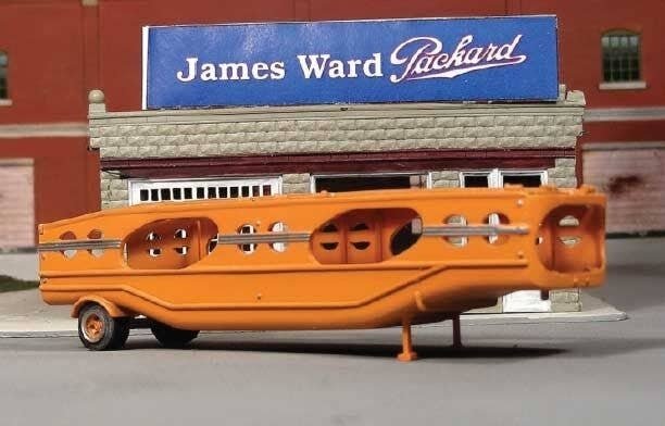 1940s Mechanical Handling Systems MHS Auto Carrier Trailer - Resin Kit -- Unpainted, HO, SYLVAN SCALE MODELS T025