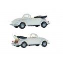 1970-1972 Volkswagen Old-Style Beetle Type 11 1302 Convertible - Kit -- Top Down (white), HO, Kibri 11229